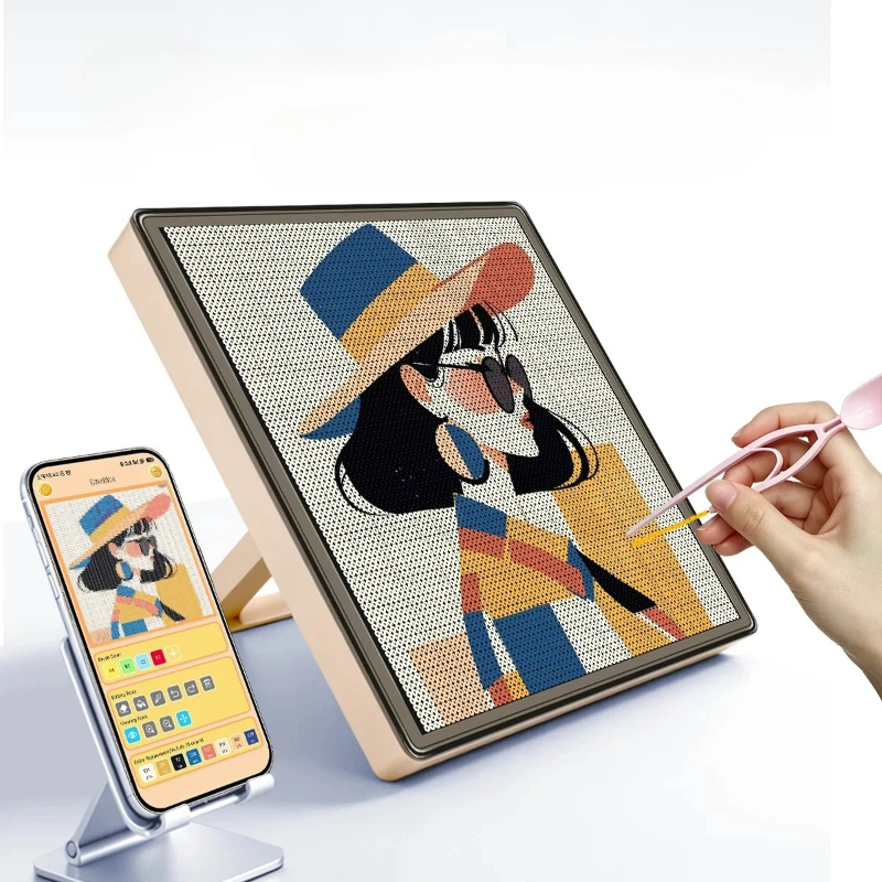 DIY Smart LED Pegboard APP Con - Art Craft Kit 评论和价格