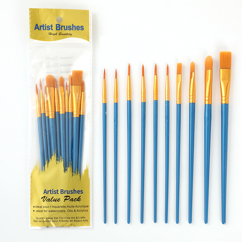 10Pcs Pearlescent Plastic Rod  - Gouache Paint Set 评论和价格