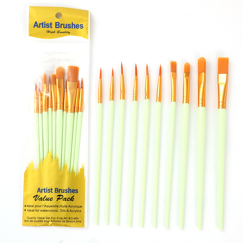 10Pcs Pearlescent Plastic Rod  - Gouache Paint Set 评论和价格