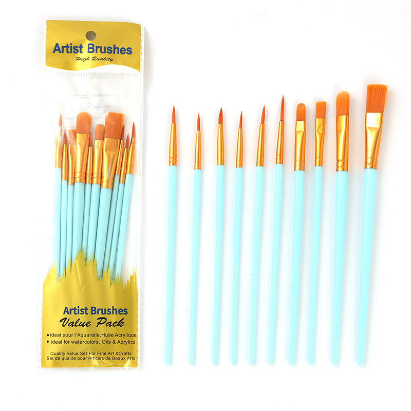 10Pcs Pearlescent Plastic Rod  - Gouache Paint Set 评论和价格