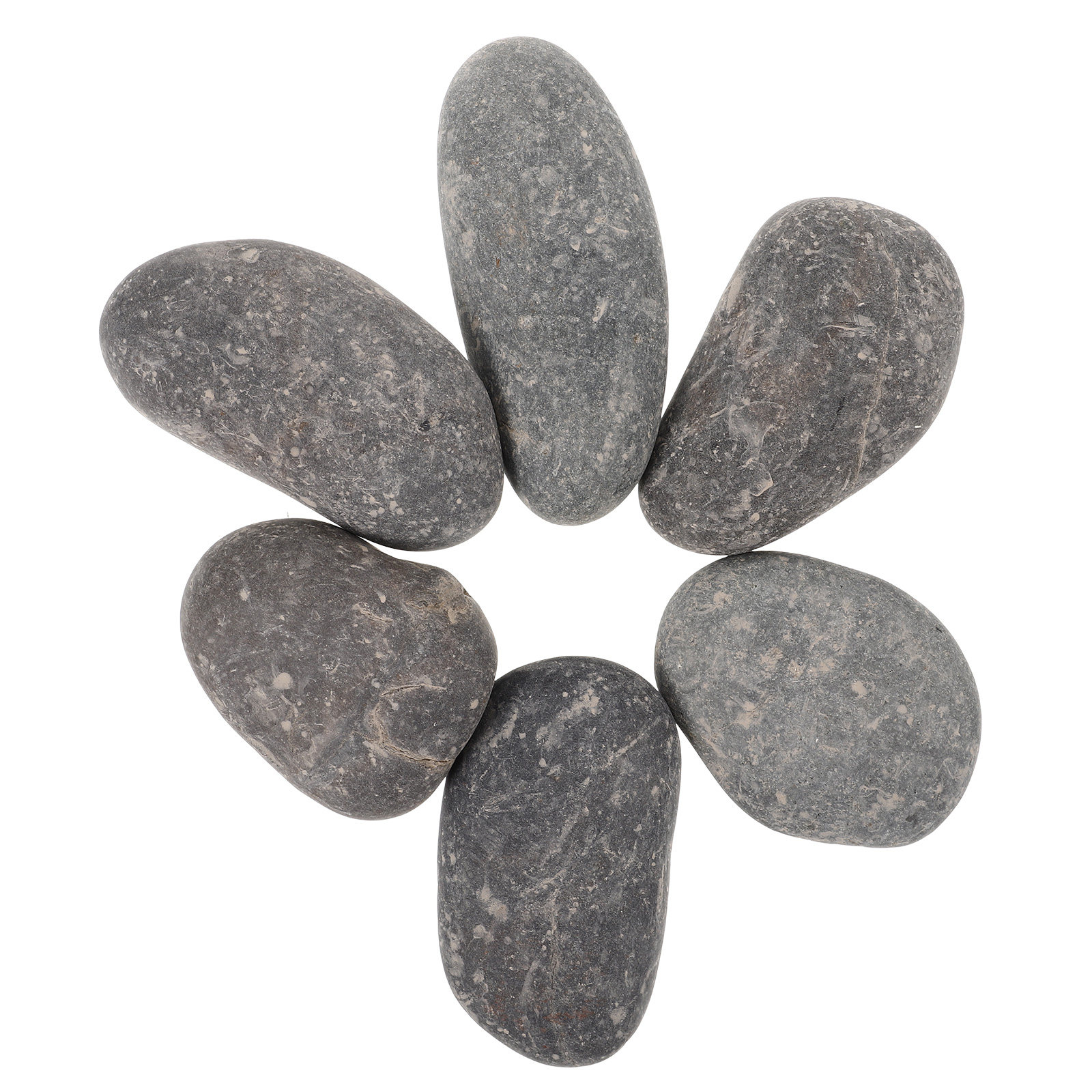 6Pcs Natural Smooth Surface Ro - Art And Craft For Nursery 评论和价格