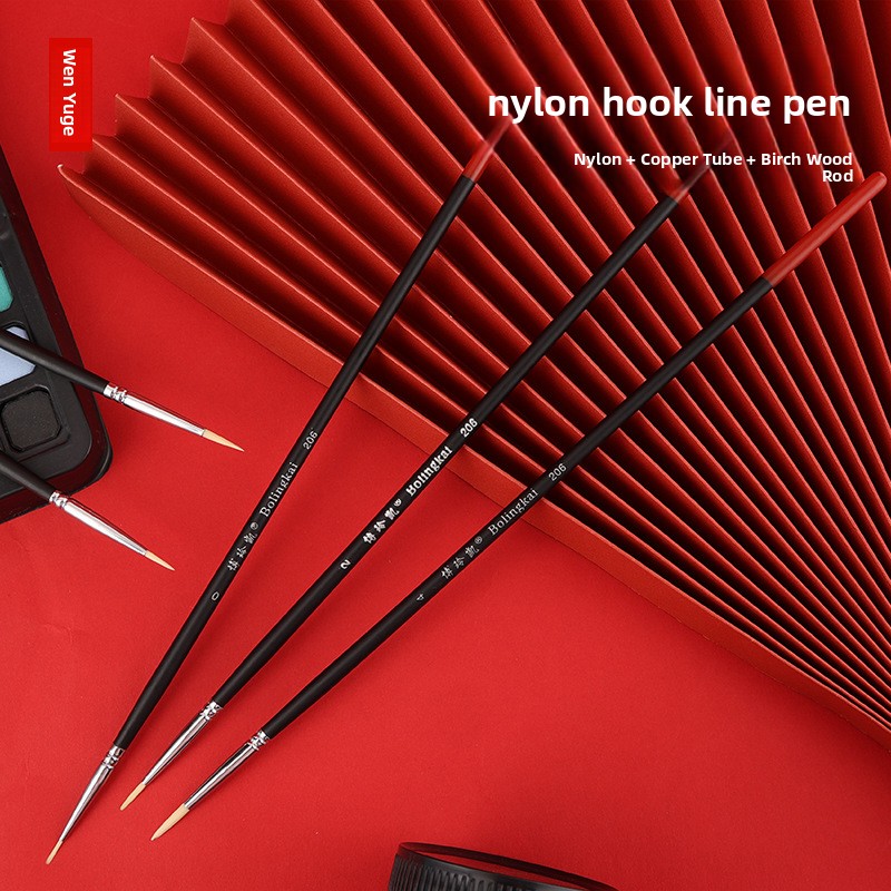 Nylon liner brush, face painti - Gouache Paint Set 评论和价格