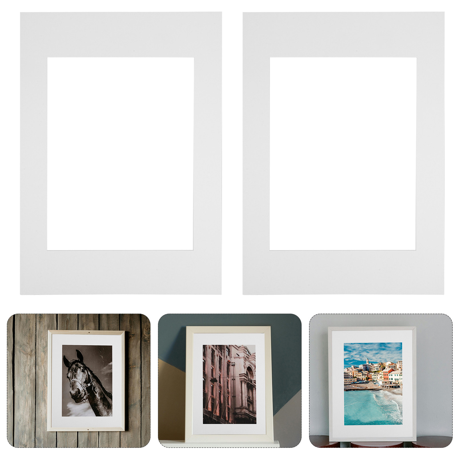 10Pcs White Cardboard Picture  - Art Craft Cardboard 评论和价格