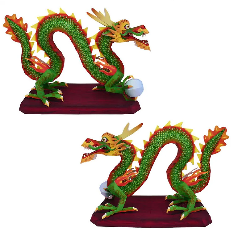 Chinese Dragon Loong Handmade  - Art Craft Cardboard 评论和价格